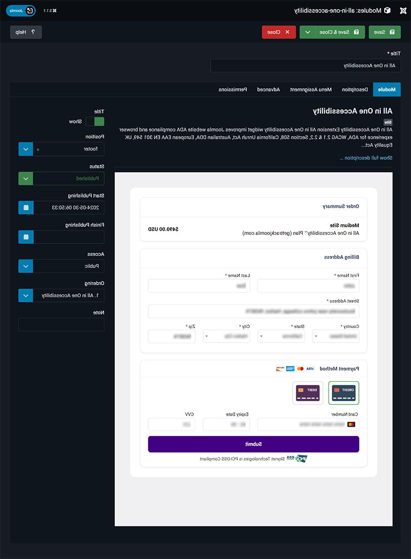 Joomla Ada网站可访问性